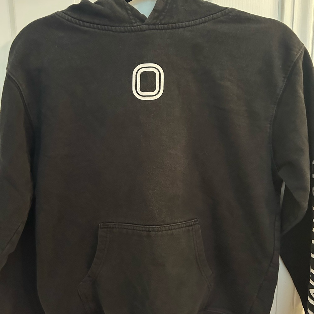 Stylish Black Kids Hoodie with Logo